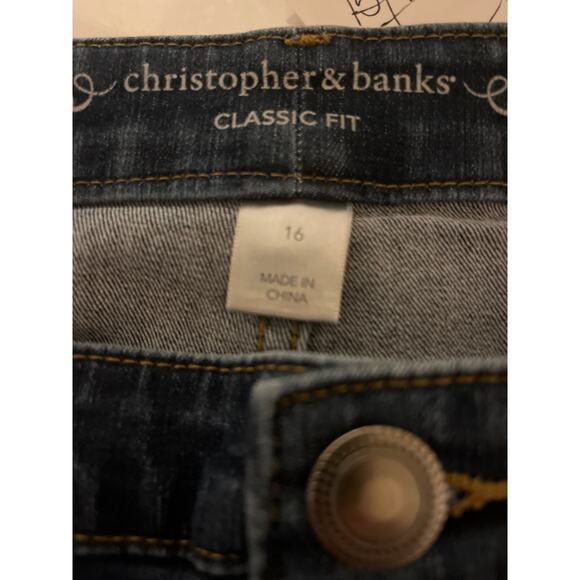 Christopher and Banks classic fit women’s jeans size 16 - Picture 6 of 7